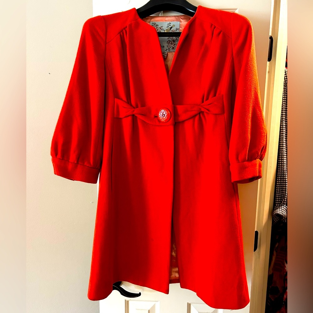 Anthropologie Coat Size 10 Good Condition, Pockets